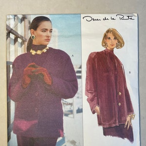 Vintage Vogue Pattern 2739, Vogue American Designer, Oscar de la Renta, Size 6, 8, 10