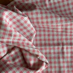 Cotton Linen Tablecloth, Plaid Stripe Dining Cover, Farmhouse Kitchen Decor, Rectangular Party Table Cloth