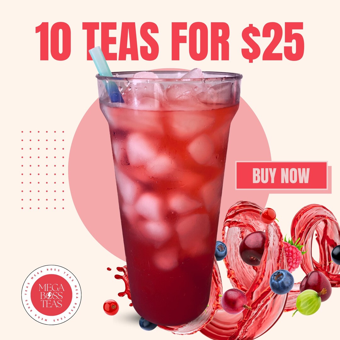 Loaded Mega Tea Kit Mega Tea Loaded Tea Energy Loaded Tea Etsy