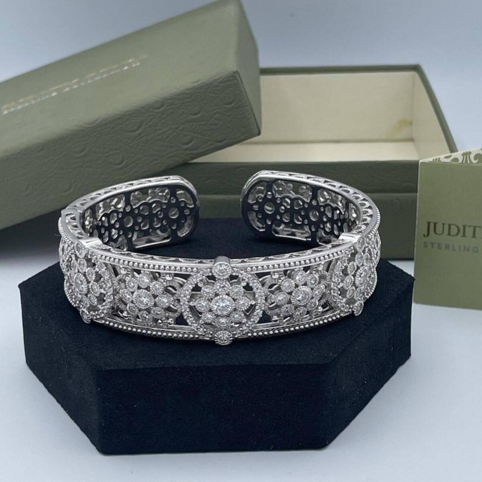 Silver Filigree Cuff - Etsy