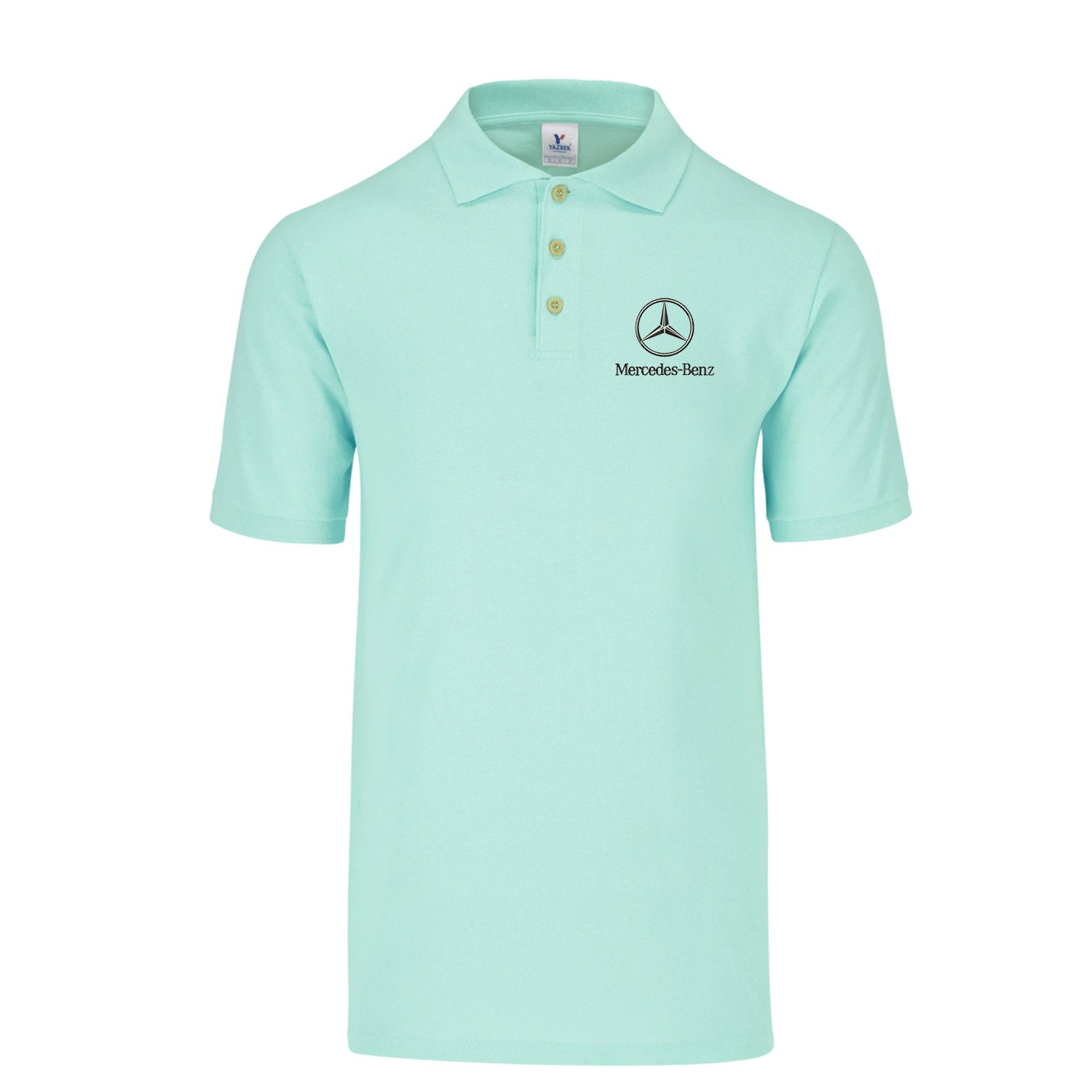 Mercedes Logo Polo Embroidery Shirt Men