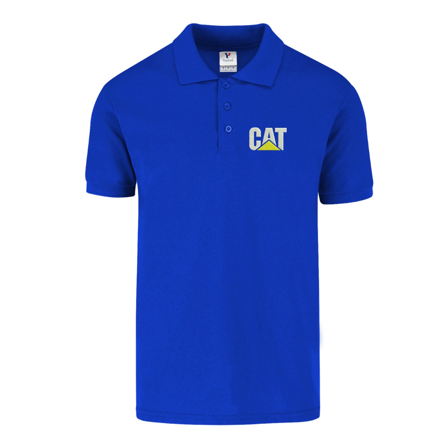 Caterpillar Logo Polo Embroidery Cat Shirt Men