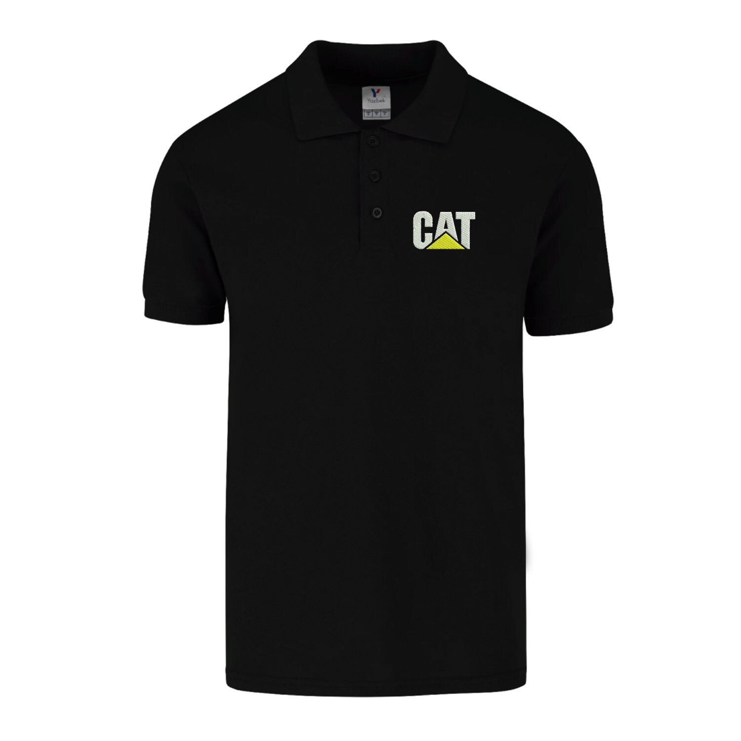 Caterpillar Logo Polo Embroidery Cat Shirt Men