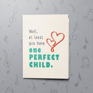 One Perfect Child | Father&#39;s Day Card, Gift Card for Dads, Recordable Card, Card With Recordable Sound, Varnish Finish 10978