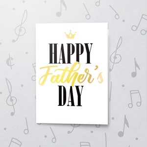 Happy Father's Day Recordable Greeting Card | Best Dad Ever, Dad's Day Gift, Musical Father's Day Card With Foil & Varnish Finish 10764