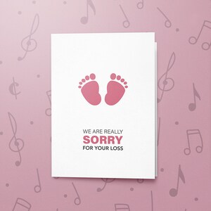Désolé pour la perte de votre carte enregistrable | Carte de voeux musicale de condoléances, sincères condoléances, perte d'un partenaire avec finition vernie 00119