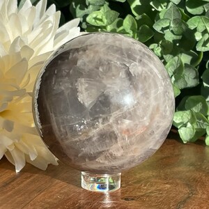 Blue Rose Quartz Crystal Sphere