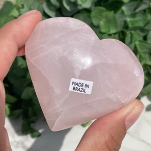 Rose Quartz Crystal Shaped Heart