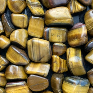 Tiger Eye Tumbled Stones