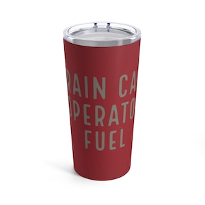 Getreidewagen Operator Kraftstoff Rot und Grau Becher 20oz Geschenk für Farmer