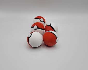 6 Mini pokeballs