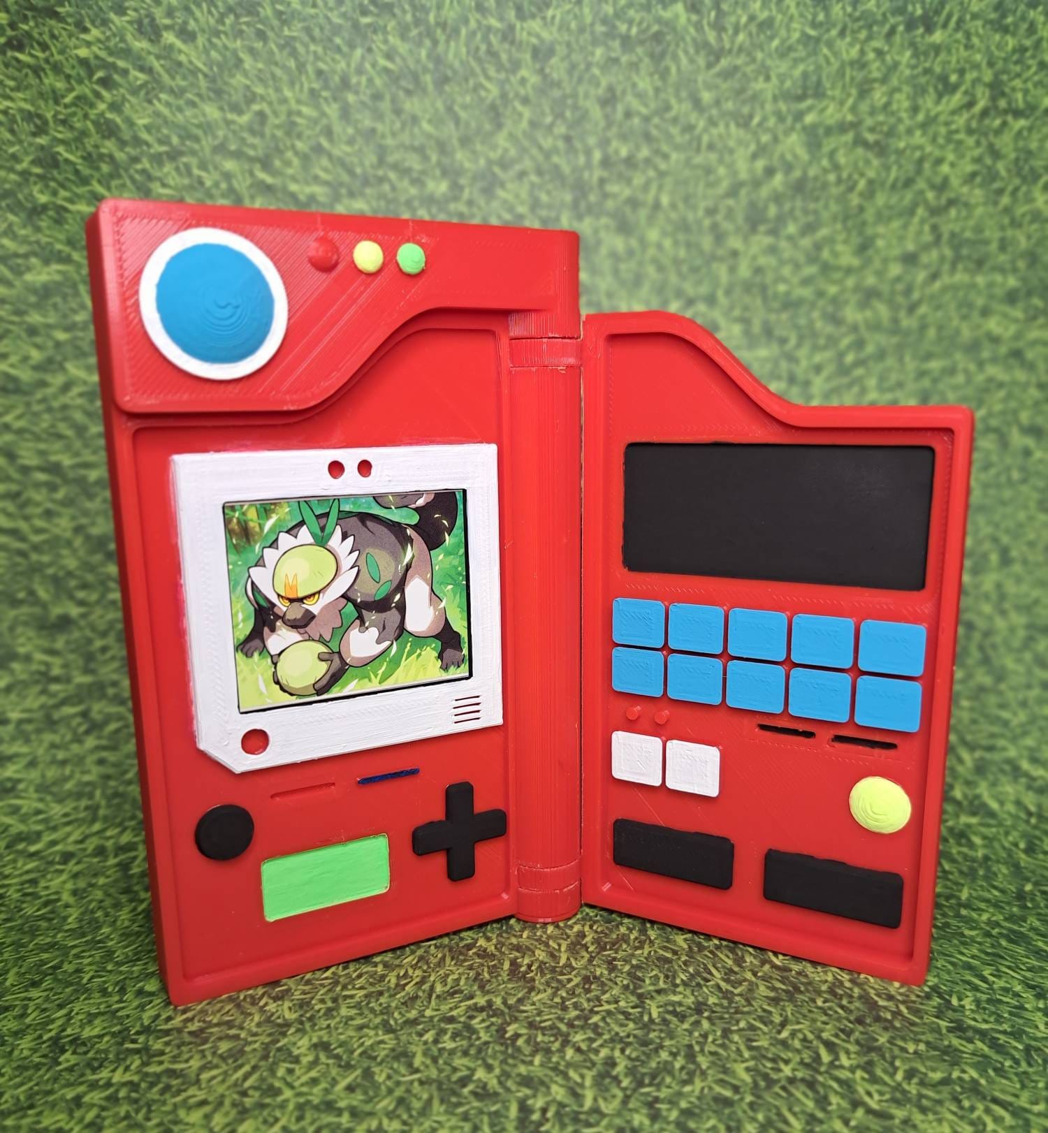 Pokedex 1995 Kanto Model and Custom Game Boy Style 3D model
