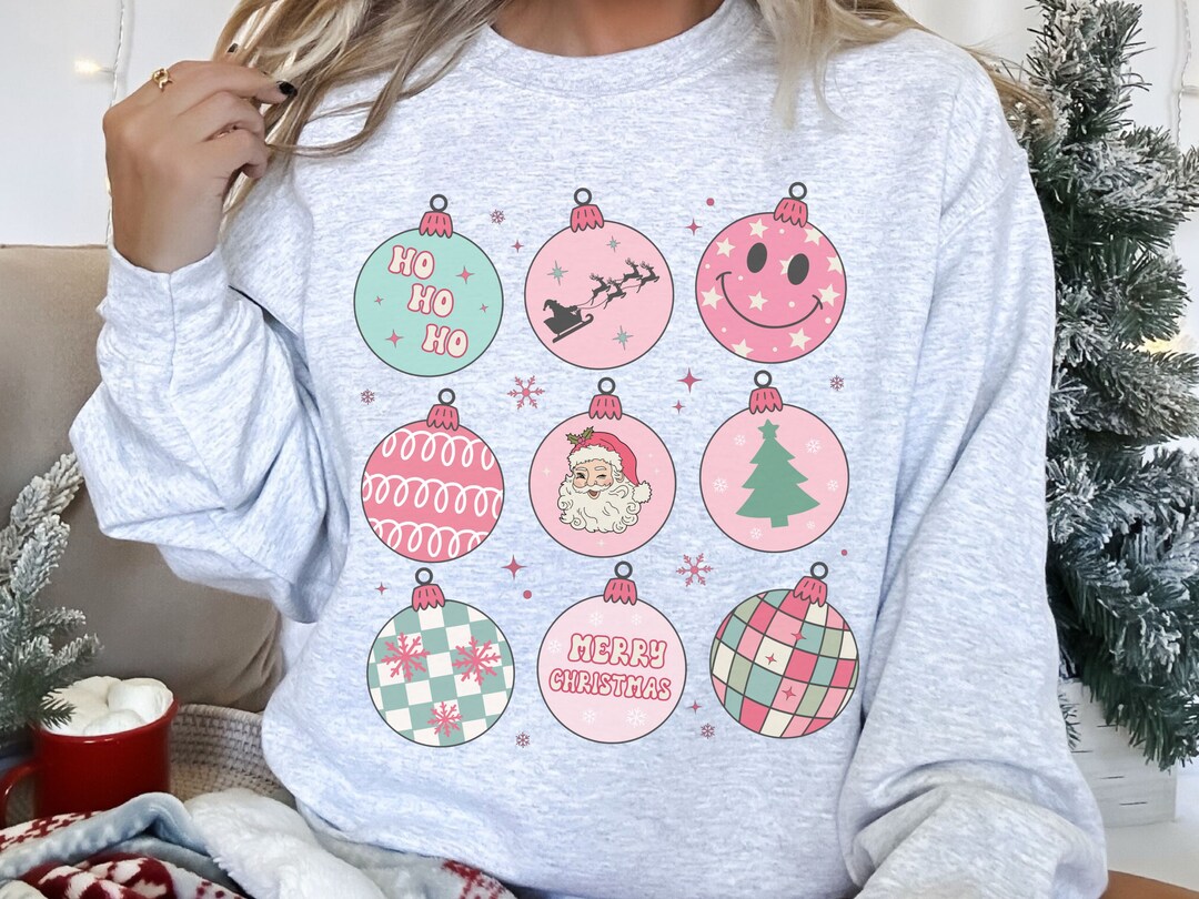 Pink Christmas Sweater 