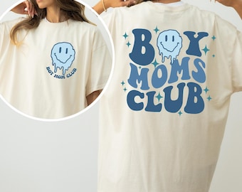 Camiseta de dos caras para mamás de niños, camiseta para mamás de niños, camiseta del Club de Mamás Geniales, camiseta de la Era de las Mamás de Niños, camiseta de regalo para el Día de la Madre, camiseta para mamás primerizas, regalo para mamá