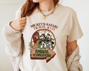 Disney Mickey's Safari Travel & Co Shirt, Animal Kingdom Shirt, Mickey's Safari Shirt, Disneyworld Shirt, Disneyland Shirt, Safari Tee