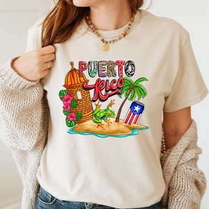 Puerto Rico Summer Beach T-shirt, Summer T-shirt, Sumer Vacation T-shirt, Puerto Rico Vacation T-shirt, Beach Life T-shirt, Summer Beach Tee