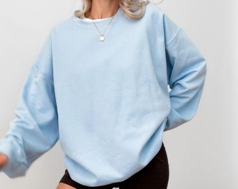 Unisex Crewneck Sweatshirt: Soft Cotton-Blend Fleece Hoodie