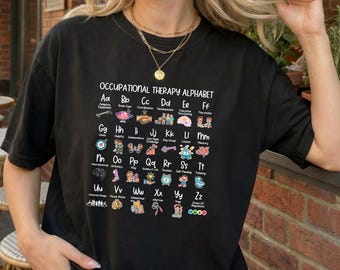 Occupational Therapy Alphabet T-shirt: OT Gift