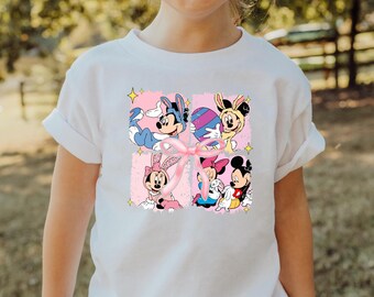 Disney Mickey And Minnie Happy Easter Shirt, Disney Easter Bunny Shirt, Easter Day Shirt, Easter Kids Shirt, Disneyworld Easter, Easter Gift