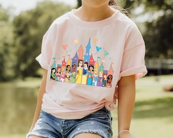 Disney Princess Castle T-shirt, Disney Castle, Disney Vacation T-shirt, Disney Girl Trip, Princess Castle Tee, Princess Shirt, Princess Gift