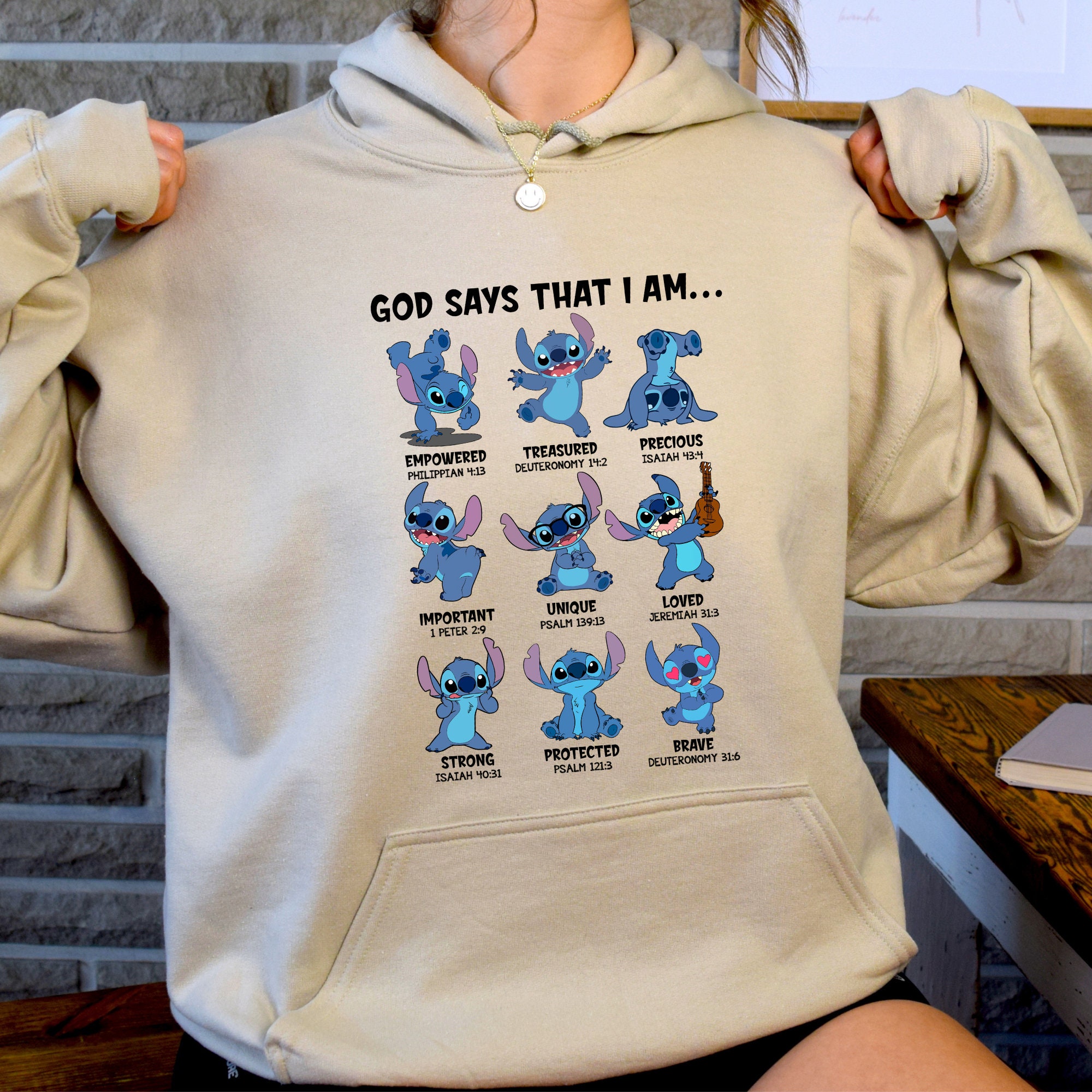 God Say That I Am Disney Stitch Sweatshirt/hoodie, Stitch Mode  