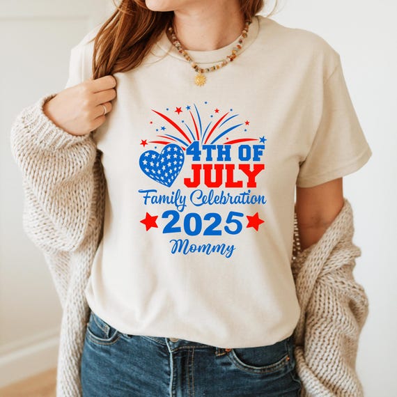 Personalized 4th Of July Family Celebration 2025 Shirt, Nev  Custom Name 4th Of July Shirt, 4th Of July Squad Shirt, Memorial Fredoom Tee
