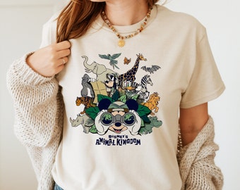 Disney Animal Kingdom Safari Shirt, Mickey and Friends Tee