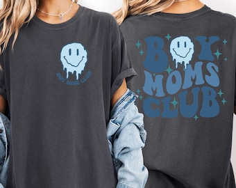 Comfort Colors Boy Moms Club Shirt, Boy Mama Tee