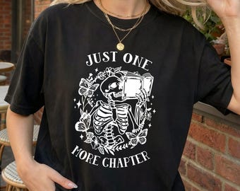 Just One More Chapter Shirt: Book Club Matching Tee