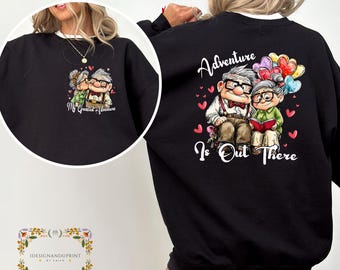 My Greatest Adventure Matching Sweatshirt: Carl & Ellie Couple Hoodie