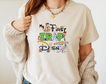 Toy Story Themed Trip to Disney T-shirt, Toy Story My First Trip to Disney T-shirt, Disney Family Trip Shirt, Toy Story Characters Group Tee