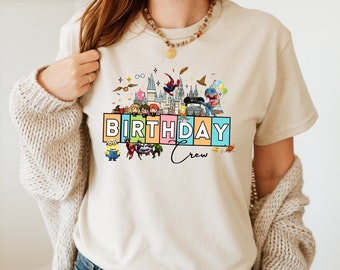 Universal Studios Personalized Birthday T-shirt, Universal Family Birthday Party T-shirt, Birthday Girl/Boy/Crew T-shirt, Birthday Family
