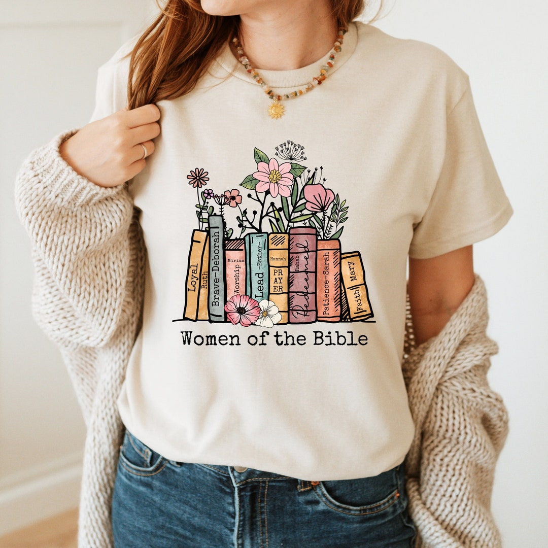 Women of the Bible T-shirt, Book Tee, Bible Reading, Inspirational ...