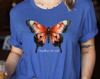 Tシャツ LumignonDenim lace lumi papillon T T-shirt LumignonDenim lace lumi papillon T