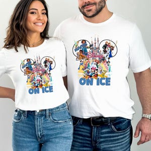 Camiseta personalizada de Disney On Ice: Camiseta de viaje de invierno a Disneyland