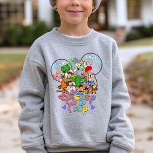 Personalized Toy Story Disney Trip Sweatshirt, Disney Trip 2026 Hoodie, Toy Story Family Matching Sweater, Toy Story Squad Sweatshirt Athletic Heather