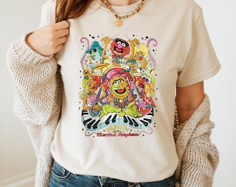 Camiseta retro de Doctor Teeth y The Electric Mayhem Rock Band, parque temático WDW Epcot, camisa de regalo de vacaciones familiares de Disney Muppets Magic Kingdom