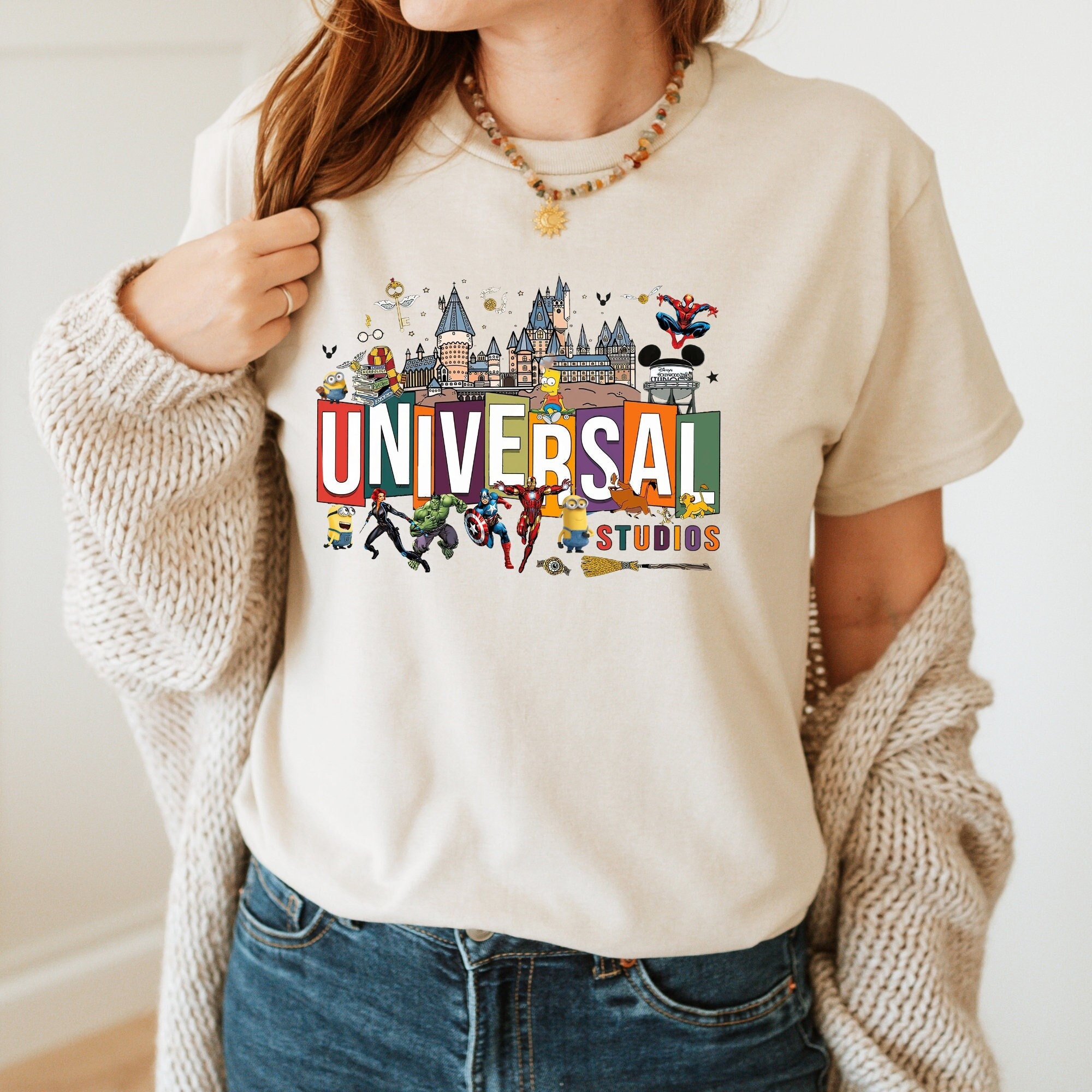 UNIVERSAL STUDIOS / Tシャツ/L/コットン Universal Studios Family Vacation Shirt: Cotton Blend Tee - Etsy