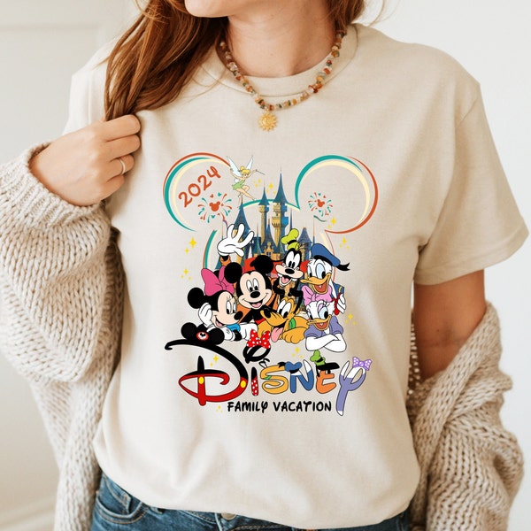 Disney Family Trip 2024 T-shirt, Disney Family T-shirt 2024, Disneyland Trip T-shirt, Disney Family Vacation 2024 T-shirt, 2024 Disney Shirt