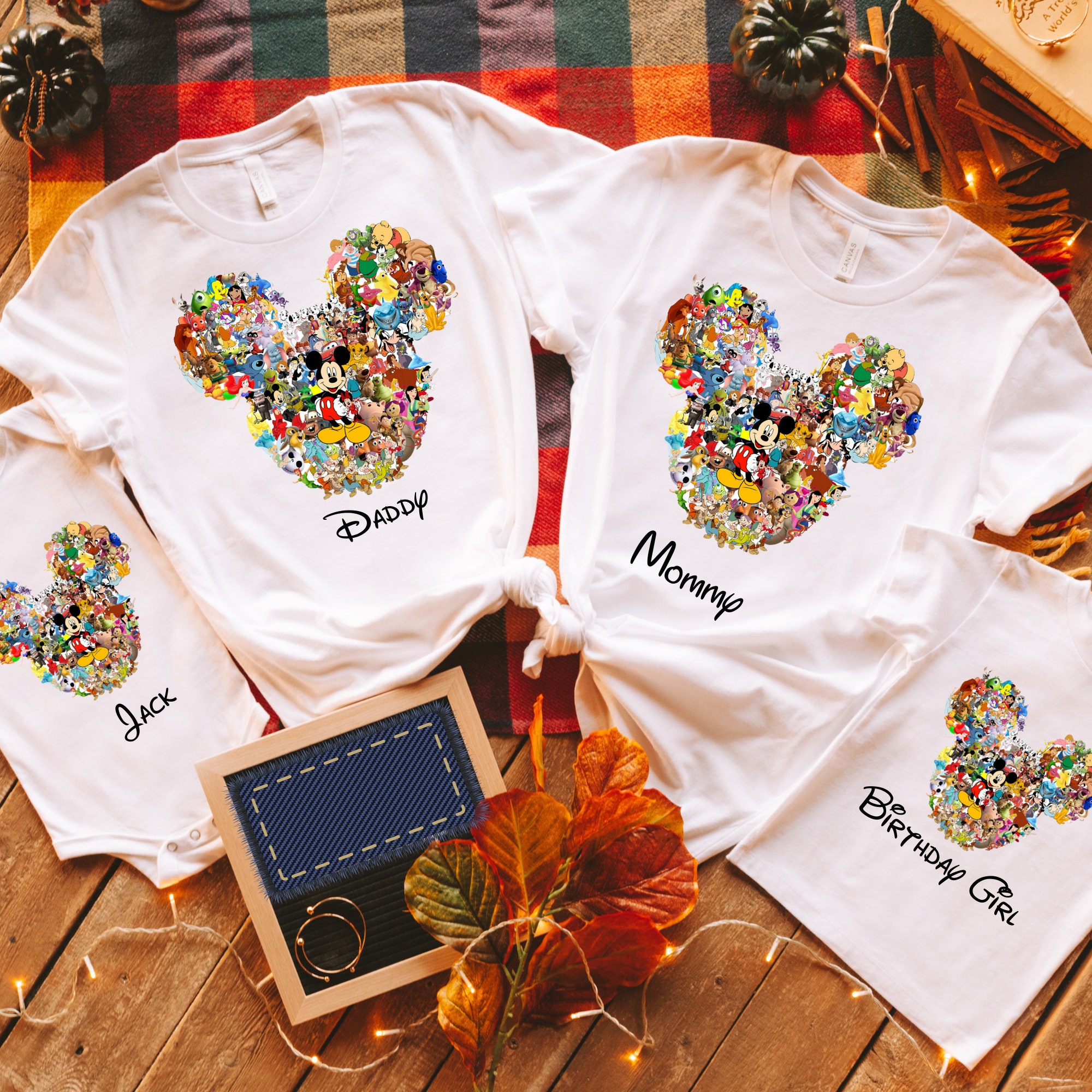 Discover All Disney Characters Inside Mickey Mouse Head T-Shirt, Disney Trip Shirt, Disney Vacation Gift