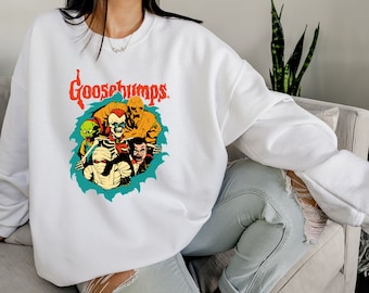 Goosebumps Sweatshirt: 90s Vintage Horror Movie Hoodie