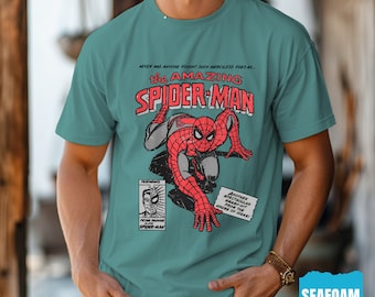 Comfort Colors® Vintage The Amazing Spider Man T-shirt, Retro Spiderman Comic Shirt, Amazing Spider Man Shirt, Funny Spider Man Shirt