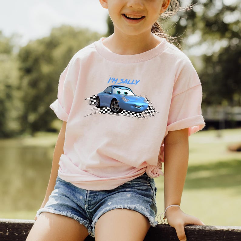 Disney Pixar Cars Matching Shirt, Lightning McQueen And Sally Couple Shirt, Cars Couple Shirt, McQueen And Sally Tee, Family Trip 2026 Pink