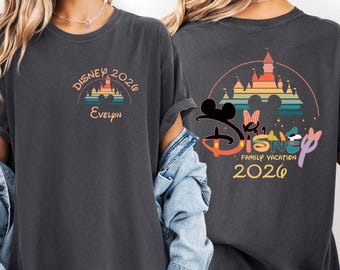 Comfort Colors Family Trip 2026 Shirt, Friend Squad Vacation Tee