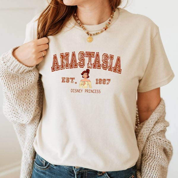 Disney Anastasia Shirt, Disney Princess Anastasia Shirts, Disney Character Shirts, Disney World Tee, Disney Shirt For Women, Disney T-shirt