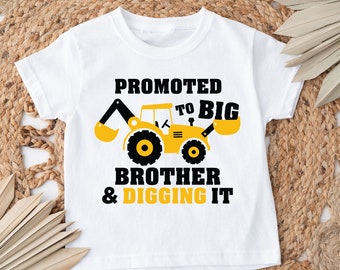 Promoted To Big Brother Construction T-Shirt: Pregnancy Announcement