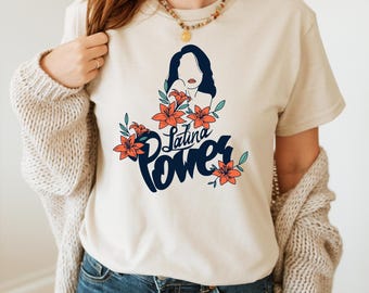 Latina Power T-Shirt: Floral Mexican Pride Tee