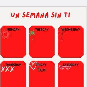 Bad Bunny Weekly Planner