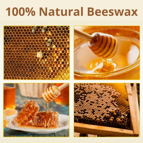 Natural Beeswax Sheets, Eco Friendly Wax Sheets, Beeswax for Candle Making,  100% Pure Beeswax, Free Shipping. 