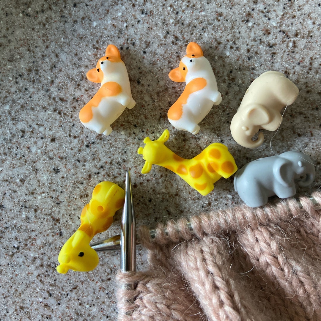 Animal Knitting Point Protectors Stitch Savers - Etsy